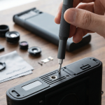 GMS-80 80-in-1 Precision Screwdriver Set Aluminum Alloy Handle Compact Design - Grey - تصویر 2