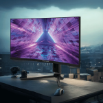 Gaming Monitor PDX524-BK - 34" Ultra Wide Curved WQHD, Black - تصویر 3