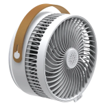 Folding Fan ROVIO 8" - 4-Speed, White - تصویر 4
