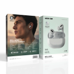Bellagio Wireless Earbuds, Bluetooth V6.0 with Dual-Mic Clear Calls & Touch Control (3.5 Hours Playtime, 180mAh Case) - White - تصویر 5