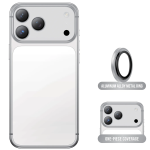iPhone 18 Pro Camera Lens Protector, Anti-Glare, 9H Tempered Glass - Silver - تصویر 4