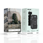5-Panel Solar Power Bank GNSOL5PN30BK, 30000mAh, Solar 20W Charging - Black - تصویر 14