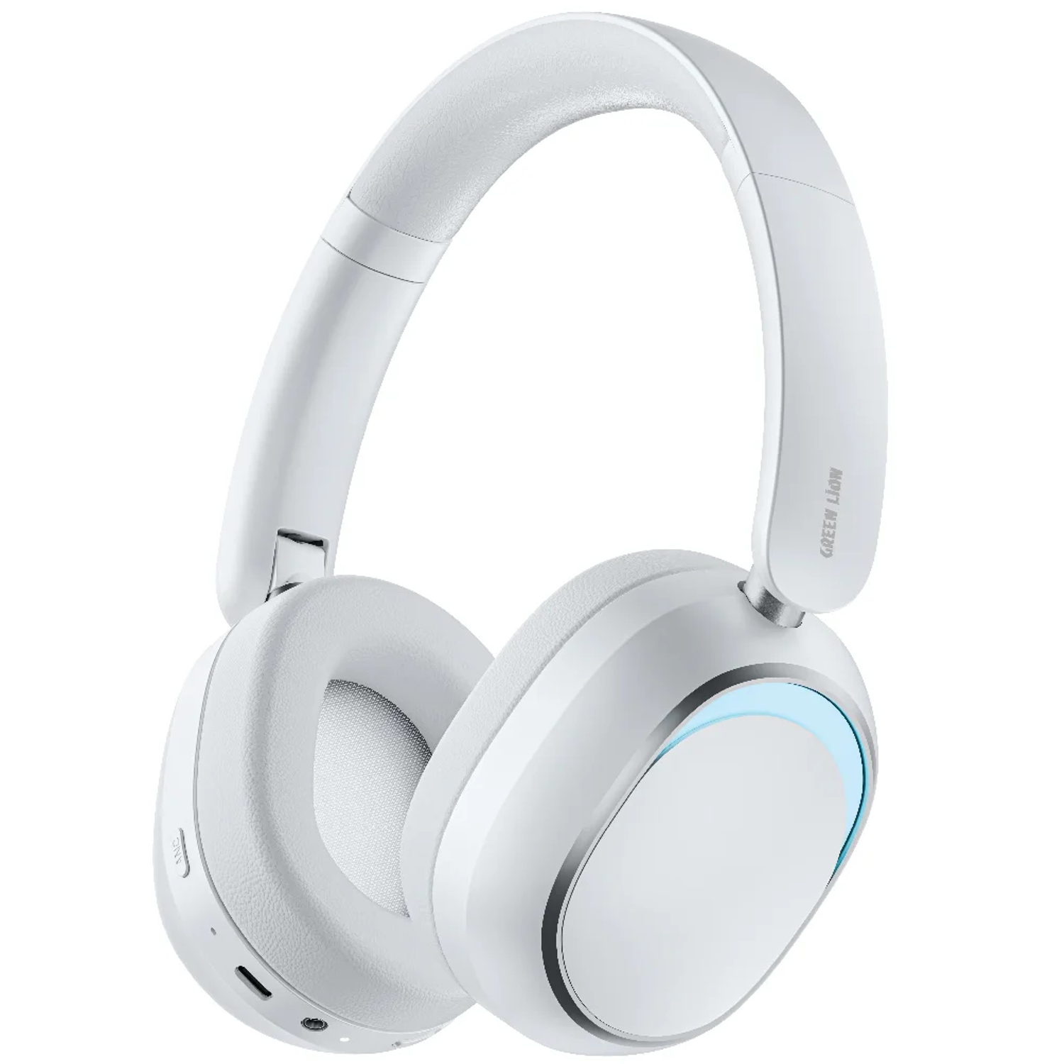 Headphones Santos GNSANTANCWH - Wireless ANC, White Headphones Santos GNSANTANCWH - Wireless ANC, White - تصویر 1