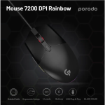 Gaming Mouse Chronicle PDX317-BK - 6D, Rainbow, Black - تصویر 2
