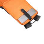 Laptop Backpack PDX533 - Water-Resistant PU, USB-C Port, Black/Orange - تصویر 10