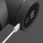 TRAINER T4 Handheld Massage Gun 80W 12 Speeds 8mm Amplitude 8 Heads USB-C - Black - تصویر 7