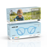 Anti-Blue Light Kids Glasses, Digital Eye Strain Relief, Lightweight Design, Perfect Kid-Fit - Blue - تصویر 4