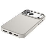 MAYFAIR MagSafe iPhone 18 Pro Case, 2M Drop-Tested, Anti-Slip & Anti-Fingerprint, Metal Buttons - Silver - تصویر 4