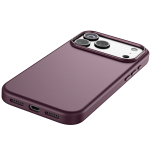 MAYFAIR MagSafe iPhone 18 Pro Case, 2M Drop-Tested, Anti-Slip & Anti-Fingerprint, Metal Buttons - Burgundy - تصویر 4
