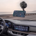 GX-95 MagSafe Suction Car Phone Holder, 360° & 180° Rotation, Multi-Angle Viewing - Black - تصویر 4