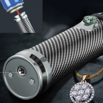 Navigator 3-in-1 Gas Torch Lighter Windproof Jet Flame Refillable Butane with Compass & Bottle Opener - Silver - تصویر 6