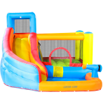 Joy Land Inflatable Bounce House with Water Slide, Trampoline & Ball Pit, 60s Inflation, Blower Included, 3.1x2.8x2.1m - Multicolor - تصویر 10
