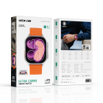 Smart Watch Ultra Curve GNULCURSW66SL - Wireless Charging, Silver - تصویر 4
