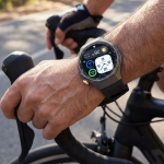 Smart Watch GL-SWA69 - 1.43" AMOLED, Black - تصویر 2