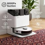 Robot Vacuum Cleaner GRE-9904907WHI - Auto Empty & Refill, White - تصویر 5