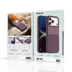 NICE MagSafe CASE for iPhone 18 Pro Max with Metal Buttons, Anti-Slip Texture - Burgundy - تصویر 7