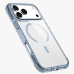 ATHENS MagSafe iPhone 18 Pro Case, PC/TPU/TPE Hybrid Material, Reinforced Corners - Blue - تصویر 4