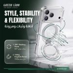 Richmond iPhone 18 Pro Max MagSafe Case with 360 Glitter Stand - Clear - تصویر 2