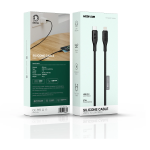 Silicone USB-C to Lightning Cable 27W 1M - Black - تصویر 3