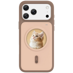 Smart Display Case with 1.85" IPS Screen & Rear-Camera Live Preview for iPhone 18 Pro Max/17 Pro Max - Brown - تصویر 5