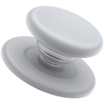 Mag Pop Magnetic Phone Grip - Multi-Angle Stand, Silver - تصویر 4