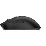 Gaming Mouse PDX324-BK - Triple Mode, 12000 DPI, Black - تصویر 4