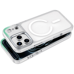Titan MagSafe iPhone 18/17 Pro Case - Metal Buttons, Silver - تصویر 3