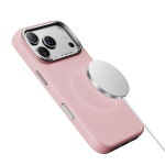 CORTINA MagSafe Case for iPhone 18 Pro Case, Raised Camera Guard, Anti-Scratch, Non-Slip, Metal Buttons - Pink - تصویر 2