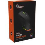 Gaming Mouse PDX322 - 7200 DPI, RGB, Black - تصویر 8