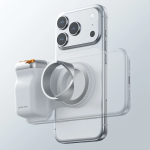 SNAP GRIP Magnetic Camera Grip Bluetooth V5.1 2kg Force Ergonomic Remote Shutter - White - تصویر 3