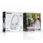 Headphones Santos GNSANTANCWH - Wireless ANC, White - تصویر 3
