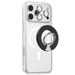 4-in-1 Protection Pack for iPhone 18 Pro Max [Lens Protector|Back Film|Shockproof Case|MagSafe Holder Ring] - Clear