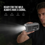 Power Bank G-RADIO LITE GNGRADIO11BK - 20000mAh, Radio, Flashlight, Black - تصویر 4