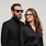 Denver AI Smart Glasses with Transparent Lens, 5H Runtime, 1200P HD Video, Voice Assistant, Real-Time Translation - Black - تصویر 2