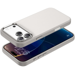 MAYFAIR MagSafe iPhone 18 Pro Case, 2M Drop-Tested, Anti-Slip & Anti-Fingerprint, Metal Buttons - Silver - تصویر 3