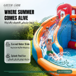 Joy Land Inflatable Bounce House with Water Slide, Trampoline & Ball Pit, 60s Inflation, Blower Included, 3.1x2.8x2.1m - Multicolor - تصویر 2