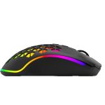 Gaming Mouse PDX312-BK - Wireless RGB 10000 DPI, Black - تصویر 3