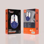 Wireless Gaming Mouse PDX323-BU - 2.4GHz, Blue - تصویر 4