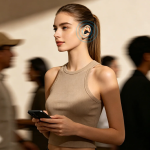Earbuds Ocean 2 GL-BUD11 - Bluetooth 6.0, Black - تصویر 2