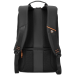 Laptop Backpack PDX533 - Water-Resistant PU, USB-C Port, Black/Orange - تصویر 12