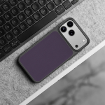Ultra-Thin MagSafe iPhone 18 Pro Max/17 Pro Max Case, Metal Buttons, Anti-Slip Texture - Burgundy - تصویر 2