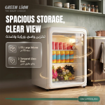 GMF-55 Mini Fridge, 55L Capacity, Transparent Door & Interior Lights - White - تصویر 2
