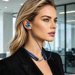 Wireless Neckband GL-NB15 - VIBE, Blue - تصویر 2
