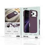 TROPEZ MagSafe Case with Metal Kickstand for iPhone 18/17 Pro - Burgundy - تصویر 8