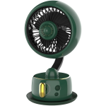 1950 Vintage Desktop Fan, 3600mAh Battery - Green