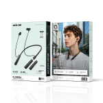 GL-NB16 Wireless Neckband Earbuds - 40H Playtime, Black - تصویر 3