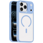 Titan MagSafe iPhone 18/17 Pro Case - Metal Buttons, Blue