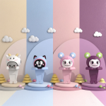 Buddies 3D Bunny Adhesive Mini Figures with 3M Glue - Multi-Color - تصویر 2