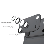 Camera Lens Pro Protection Glass for iPhone 18 Pro Max - Black - تصویر 5