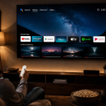 BLINK 4K Android TV Stick with Air Mouse Remote Control (Android 14.0, Wi-Fi 6) - White - تصویر 2